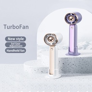 FPH【Adjustable 3 Gears】Portable Mini USB Bladeless Fan rechargeable Desk Fan Handy Fan 1200mAh Type-C rechargeable Mini Small Fan USB Rechargeable Fan