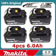 6Ah Makita BL1860 18V Rechargeable Battery With charger for Makita replacement battery BL1860B BL186