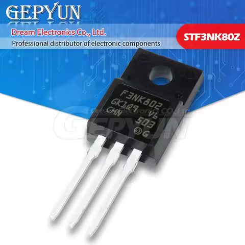 10PCS STF3NK80Z TO-220F STF3NK80 TO-220 F3NK80Z STF13NK50ZFP MOS FET transistor