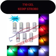 MATA T10 Gel Light 6 LED Eyes SMD 12V 24V Strobe Flashing Strobe Flash 3014