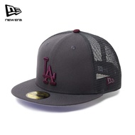 New Era 59FIFTY Trucker Los Angeles Dodgers MLB Hydrangea Gray Fitted Cap