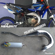 Exhaust yamaha y110ss SS Two Racing y100 fizr gtx trail cubcross chrome