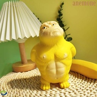 ANEMONE Squeezing Monkey Toys, Orangutan Slow Rebound Squeeze Vent Gorilla, Monkey Toy Yellow Elasti