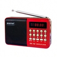 Mini Radio MP Card Multi Functional Radio Multi Functional Portable Home Use Radio Player Walkman Ra