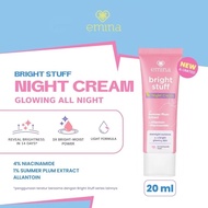 EMINA BRIGHT STUFF NIGHT CREAM 20ML - Emina facial moisturizer Emina facial CREAM