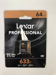 Lexar Professional 633x SDXC 64GB/ 128GB 記憶卡