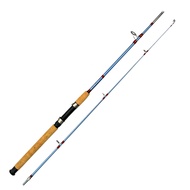 【TRAINFIS】1.4M/1.8M Medium Fishing Rod Solid Spinning Rod Saltwater Fishing Rod Light Jigging Rod Bo