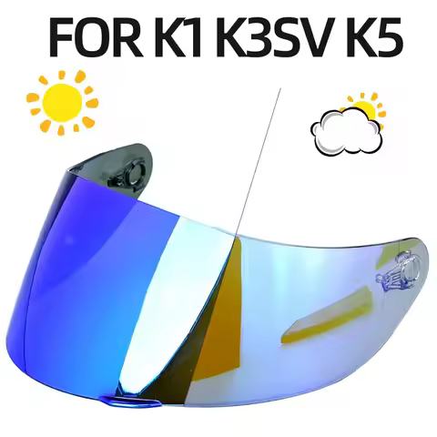 Photochromic Visor for AGV K5 K5S K3SV K3-SV K1 K1S Compact ST Helmet Visor Lens Sunshield