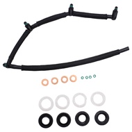 1Set Fuel Leak Off Pipe Injector Seal Washer Oring Set For Ford Peugeot Citroen 3M5Q9R524AA  Car Eng