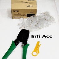 Package Of Crimping Tools Pliers And RJ45 CAT5 Connectors