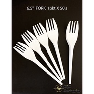 6.5” Fork (White) 50’s