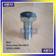 Bolt Truntum As Bugi Hino Lohan FM 260 TI Bolt, SZ101-20003 ORI