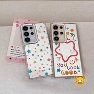 Colorful Star Mirror Phone Case For Samsung Galaxy A06 M06 F06 M30S M31 M21 M21S M33 A42 A81 M60S No