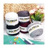 / Shiny Poly Knitting Yarn / polyester Yarn Polybow Knitting Yarn