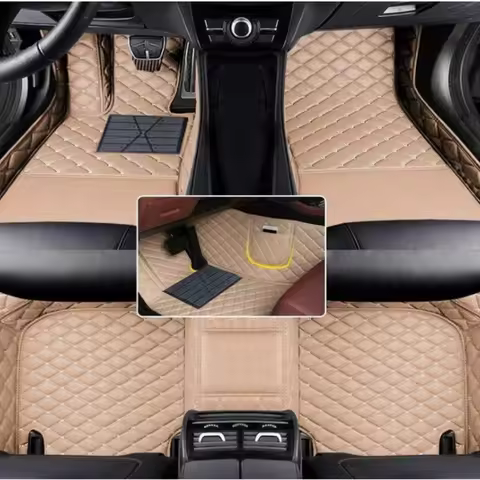 Custom Automotive Car Floor Mats For BMW 5 Series 520i 525i 528i 530i 535i 550i 2004-2025 Carpet Cov