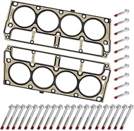 ChawYI 3-Layer Head Gaskets with Head Bolt Kit for Chevy GMC Express Silverado Suburban Savana Sierr