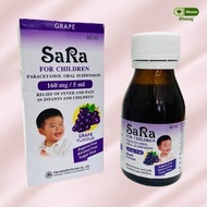 Sara Paracetamol Suspension For Children Syrup 250 MG / 5ML