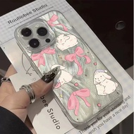 Bow Rabbit Casing hp For OPPO A5 PRO A3X A3 PRO A3S A12E A5 A38 A18 A31 A8 A17 A17K A16 A16S A15 S A