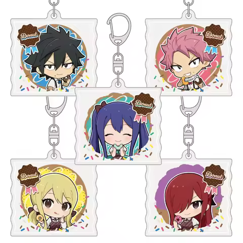 FAIRY TAIL Natsu Dragneel Lucy Heartfilia Gray Fullbuster Erza Scarlet Wendy Marvell HD Acrylic Keyc