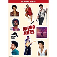 Bruno MARS STICKER I BRUNO STICKER WESTERN ARTIST I BRUNO MARS HOLOGRAM STICKER I PHOTOCARD BRUNO MA