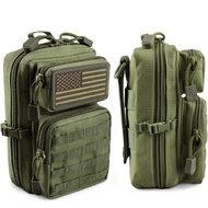 Practical Molle Multifunctional EDC Tool Organizer Mini Waist Pack Outdoor Hiking Gear