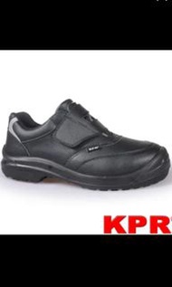 KRP尊王KING POWER  L-055寬楦防滑安全鞋/ 黑鋼頭鞋/廚師鞋/安全鞋/女-37號