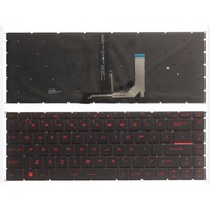 MSI GS65 GF63 GF63 8RC GF63 8RD GF63 Thin 9SC Red Backlit Laptop Keyboard US Layout