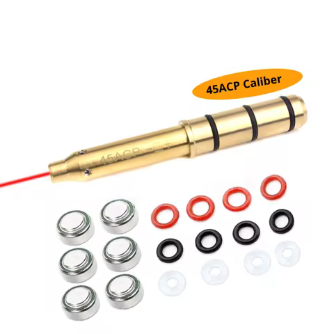 45ACP Boresighter Laser Bore Sight .45 Laser Boresighter .45ACP Laser Collimator