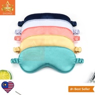 (MW)Soft Silk  Sleep Eyemasks /  Portable Travel Eye patch / Double-Sided   Sleeping Eye Mask / Trai