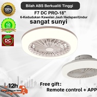 45cm/72W Ceiling Fan with Light 3 Levels Dimming LED Ceiling Light with Remote