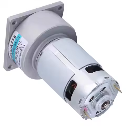 60GA775 12V 35W Geared Motor Large Adjustable Speed Micro Motor 200 RPM 300 RPM discount