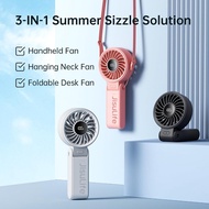 JISULIFE 3600mah/5000mah Handheld Fan Life 7 Portable Mini turbo Fan with LED Display