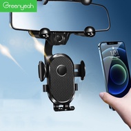 Greenyeah 360° Rotatable Smart Phone Holder Rearview Mirror Driving Recorder Bracket for Car Mount Mobile Phone Support Stand in Car GPS Adjustable Telescopic CellPhone Car Holder