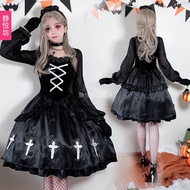 Halloween Costume Gothic Ghost Bridal Wear Dark Style Little Devil Costume Female Witch Costume Vamp