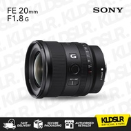 (READY STOCK) Sony FE 20mm F1.8 G Lens - SEL20F18G for Sony A7IV / A7III / A7C / A7 II / A7R III / A