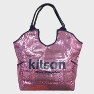 Kitson 經典亮片包-粉/深藍