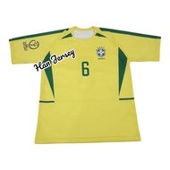 Brazil 2002 Full Printing Football Jersey
