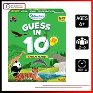 【Ready Stock】Educational Card Game : Animal Planet - Guess in 10 Kids Table Top Game Gifts for Boys 