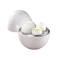 White Convenient And Safe Eggs Steamer Lightweight And Adjustable Microwave Egg Cooker Easy To