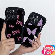 Purple butterfly Casing  HuaWei Hw Nova 7i Hw Honor 8X Hw Nova 3i Hw Nova 4e HW NOVA 9SE Hw Y9 2019 