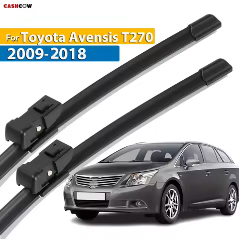 Pair of Wiper Front Wiper Blades For Toyota Avensis MK3 T27 T270 2009 - 2018 Windshield Windscreen F