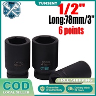 36mm -78mm/3“1/2" Impact Long Socket 78mm/3“