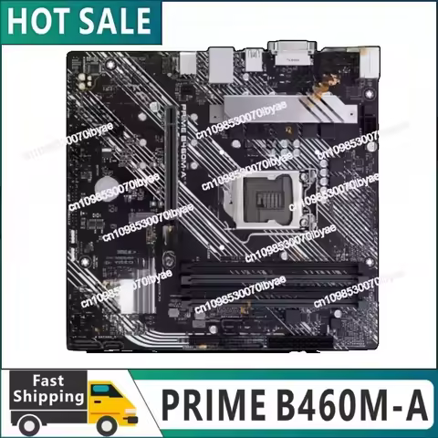 100% Original Test Motherboard PRIME B460M-A LGA1200 Supports AURA Synchronous RGB Connector, Dual M
