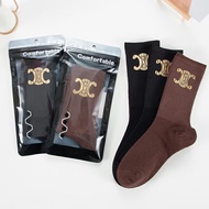 Winter 100% Cotton Socks Women Mens