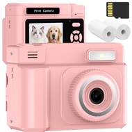 Instant Print Camera Portable Mini Digital Travel Toy For Picture 6 Year Old Girl Boy Toddler Kids
