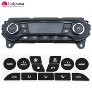 Ladysasa 13Pcs/Set Car Vinyl Climate Repair Decals Air Dashboard Accessories For Ford Focus Button S