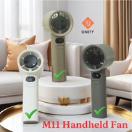 M11 Handheld Fan Adjustable Fan Speeds Portable Cooling Fan with Led Display Kipas Pegang Tangan