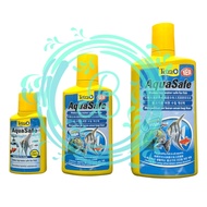 German Tetra Aquasafe 100 250 500 ML Chlorine Aquarium Water Neutralizer Anti Fish Stes Aqua Safe 10