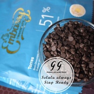 250 Grams Tulip TORES CHIPS 51% Dark Chocolate Choco Chip COUVERTURE Embassy Chocolate Chocochip