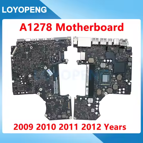 Original For MacBook Pro 13" A1278 Motherboard Logic Board Core 2 i5 i7 2.3 2.4 2.5GHz 2.9GHz 2009 2